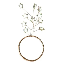 Gold Star Star Napkin Rings - Pack of 4 Christmas Table Decor|