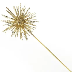 Gold Starburst Sparkle Pick Christmas Tree Picks|