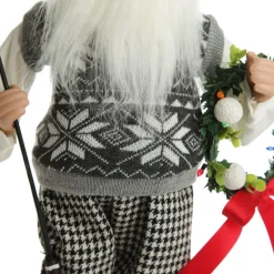 Golfing Santa Christmas Ornament Christmas Figurines|