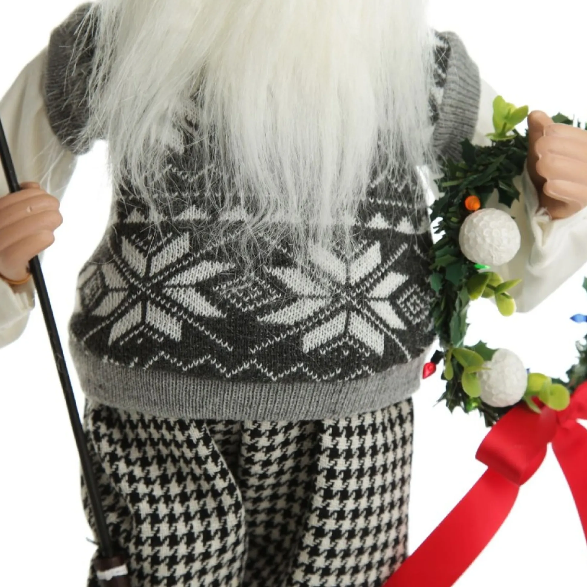 Golfing Santa Christmas Ornament Christmas Figurines|