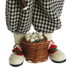 Golfing Santa Christmas Ornament Christmas Figurines|