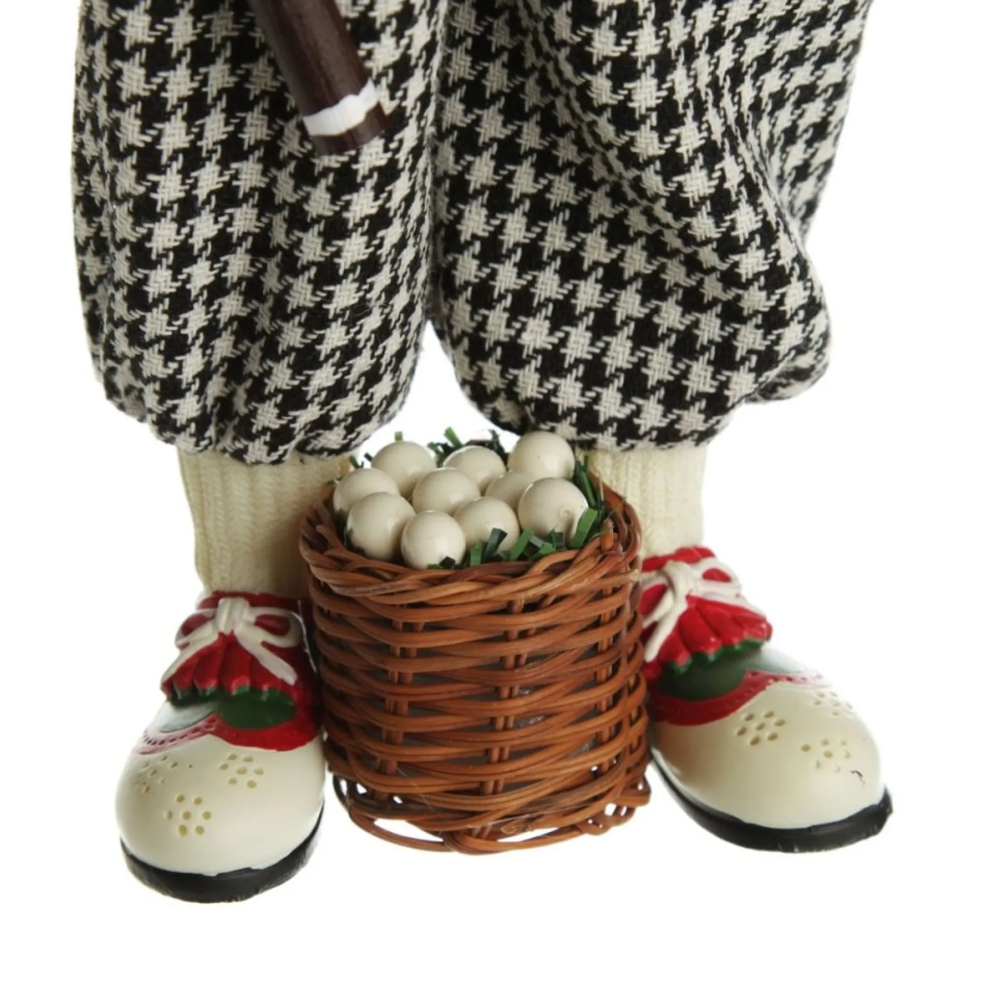 Golfing Santa Christmas Ornament Christmas Figurines|