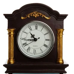 Grandfather Clock Lightup Ornament with Ice Skaters Light-Up Scenes And Ornaments|