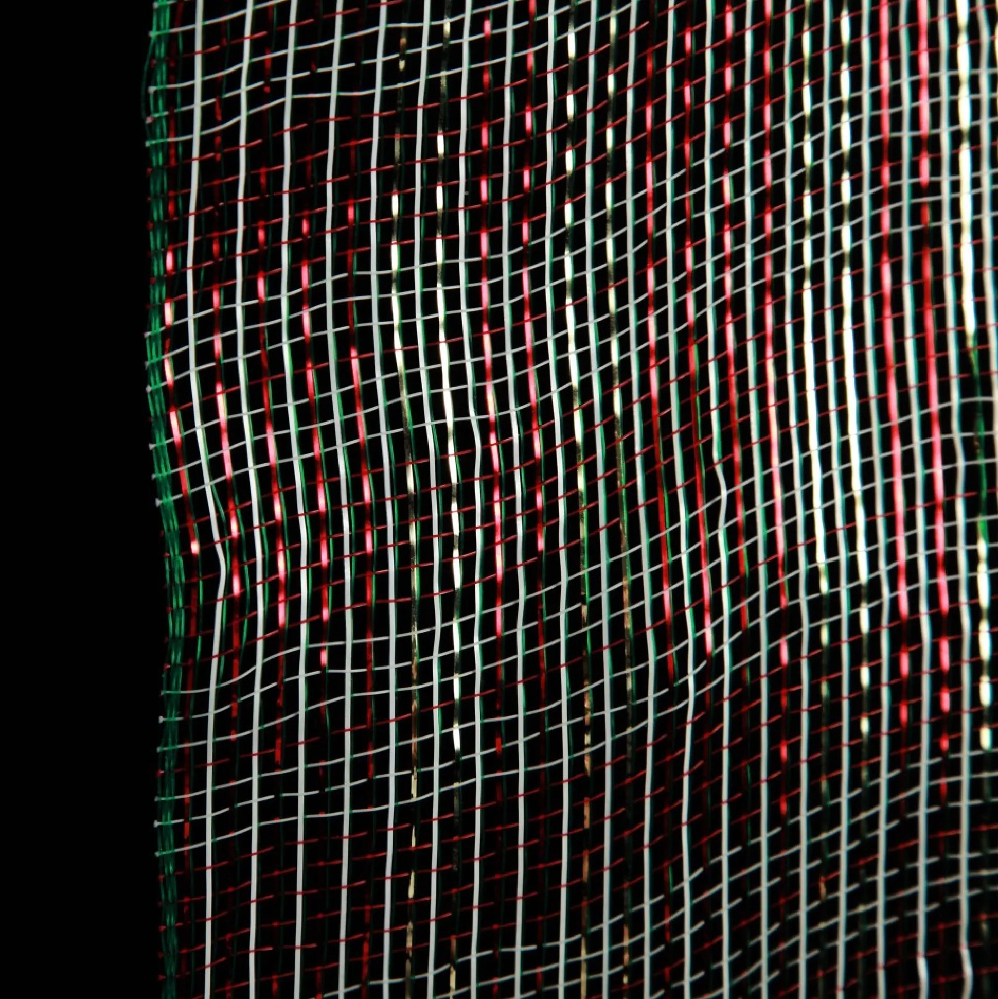 Green and Red Check Decomesh Roll Decomesh|