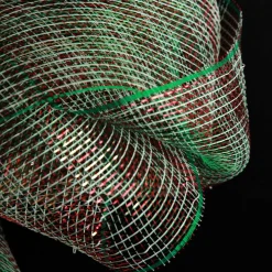 Green and Red Check Decomesh Roll Decomesh|