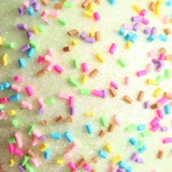 Green Glitter Christmas Bauble with Sprinkles Decorative Christmas Baubles|