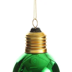 Green Light Bulb Hanging Christmas Decoration Christmas Tree Decorations|