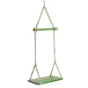 Green Tinsel Christmas Swing Ornament - Double Seat Christmas Ornaments|