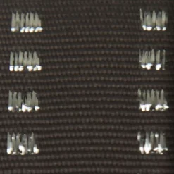 Grey & Silver Grossgrain Square Edge Wired Ribbon - 2.2cm Ribbons|