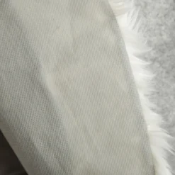 Grey and White Fur Christmas Tree Skirt Christmas Tree Skirts|