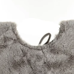 Grey Faux Fur Tree Skirt Christmas Tree Skirts|