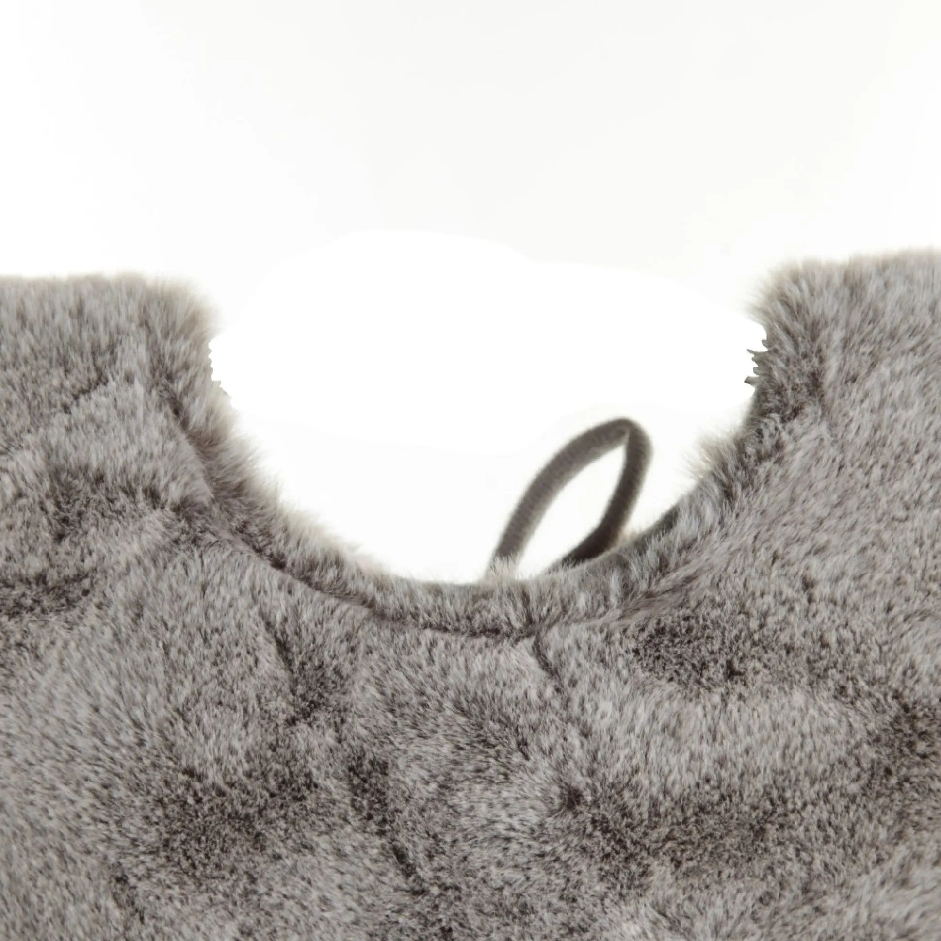 Grey Faux Fur Tree Skirt Christmas Tree Skirts|