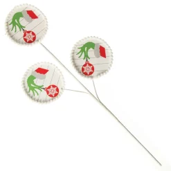 Grinch Christmas Pick Christmas Tree Picks|