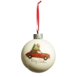 Happy Holiday Lightup Baubles - Set of 4 Christmas Bauble Sets|