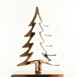 Hollow Rose Gold Tree Christmas Stocking Hanger Stocking Hangers|