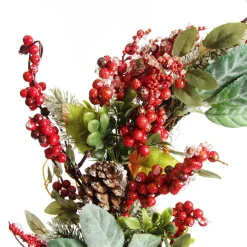 Iced Red Berry Wreath Christmas Wreaths|