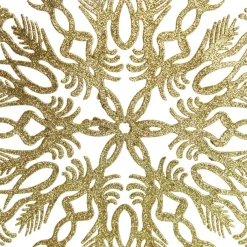 Intricate Gold Hanging Snowflake Decoration Snowflakes And Stars|