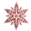 Intricate Red Hanging Snowflake Decoration Snowflakes And Stars|
