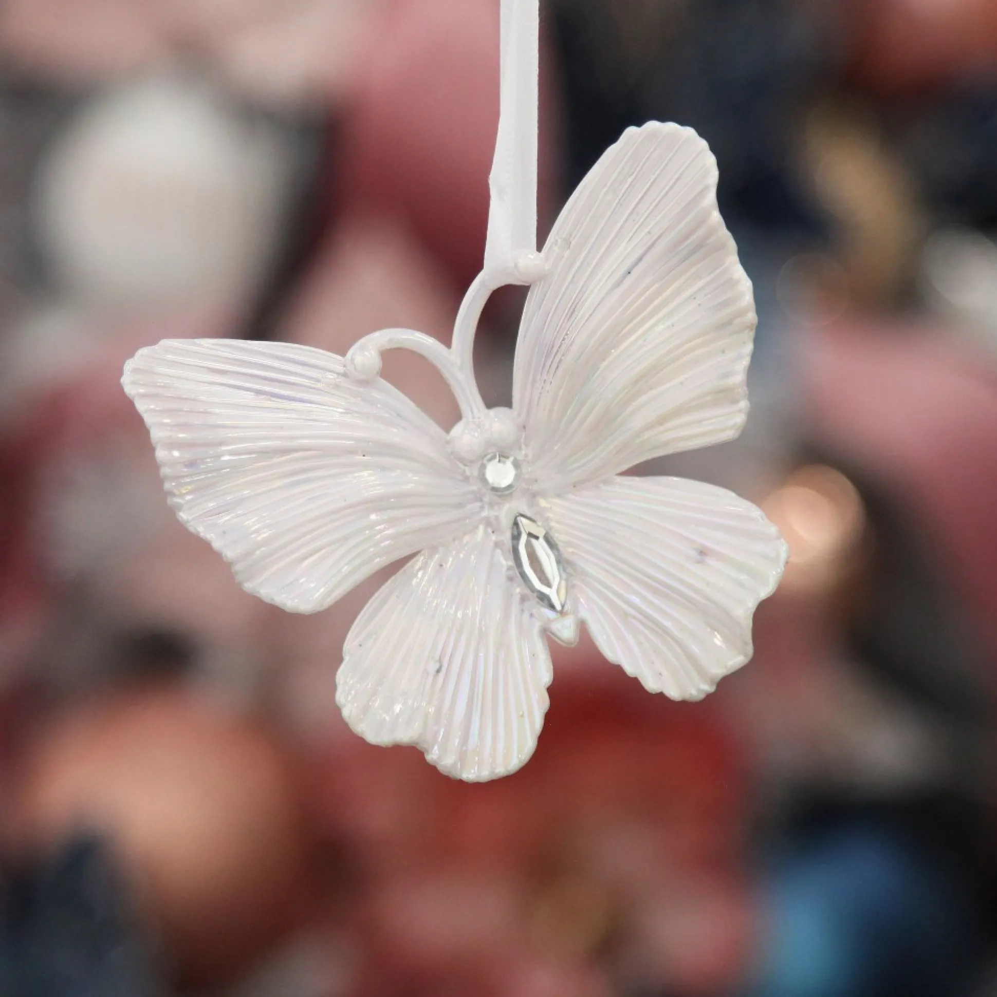 Iridescent Butterfly Christmas Tree Decoration Butterflies And Birds|