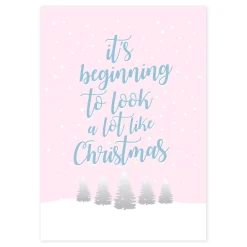 It's Beginning to Look A lot Like Christmas Poster Print Christmas Prints|