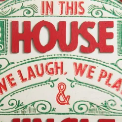 Jingle All the Way Retro Wooden Christmas Sign Wall Hangings And Signs|