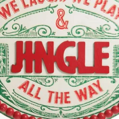 Jingle All the Way Retro Wooden Christmas Sign Wall Hangings And Signs|