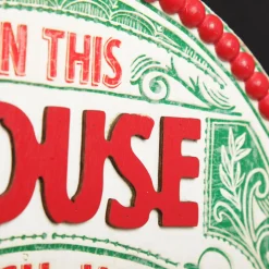 Jingle All the Way Retro Wooden Christmas Sign Wall Hangings And Signs|