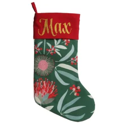 Jocelyn Proust Australiana Flora Christmas Stocking Personalised Stockings|
