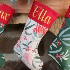 Jocelyn Proust Cockatoo Christmas Stocking Personalised Stockings|