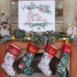 Jocelyn Proust Cockatoo Christmas Stocking Personalised Stockings|