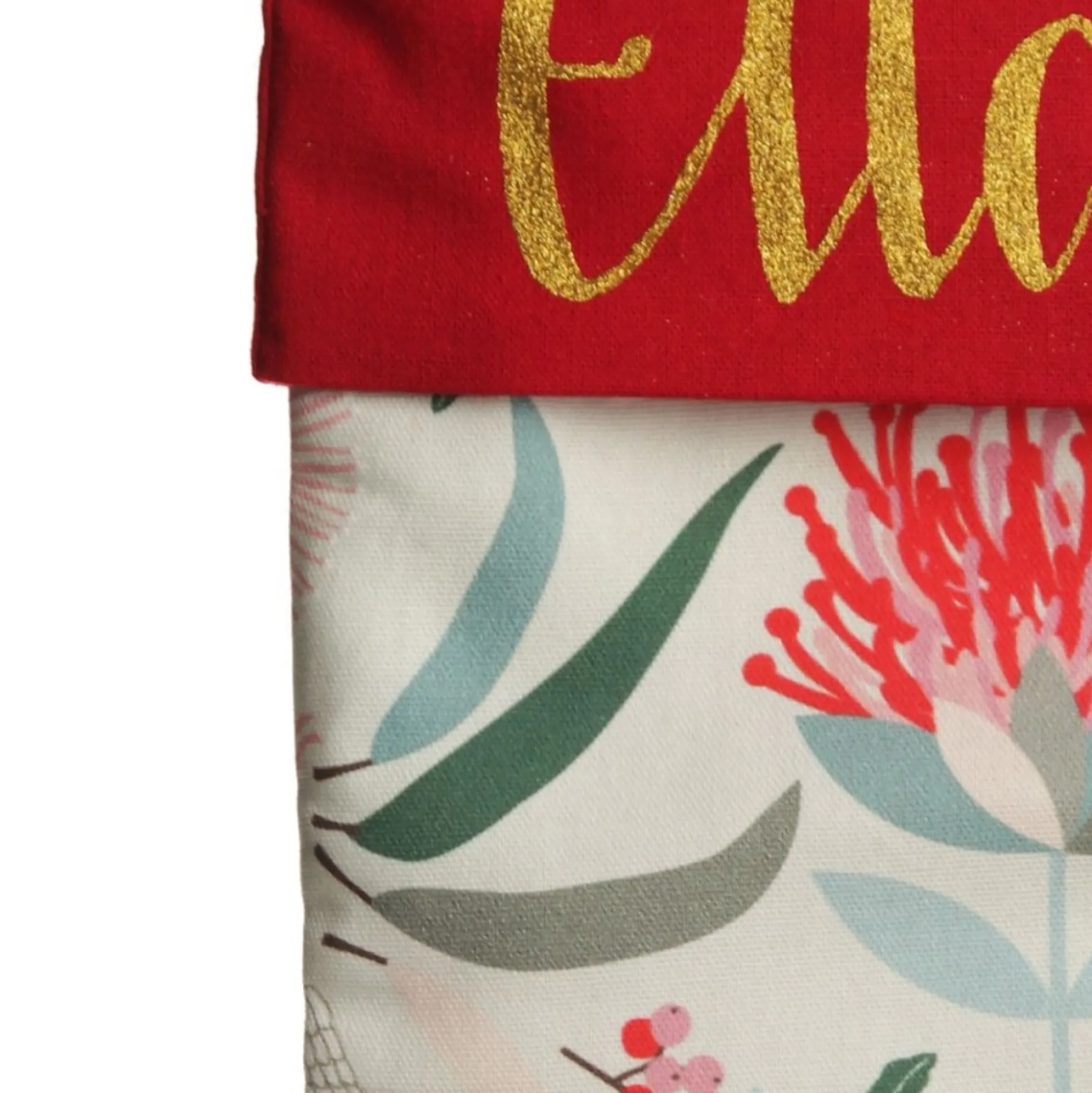 Jocelyn Proust Cockatoo Christmas Stocking Personalised Stockings|