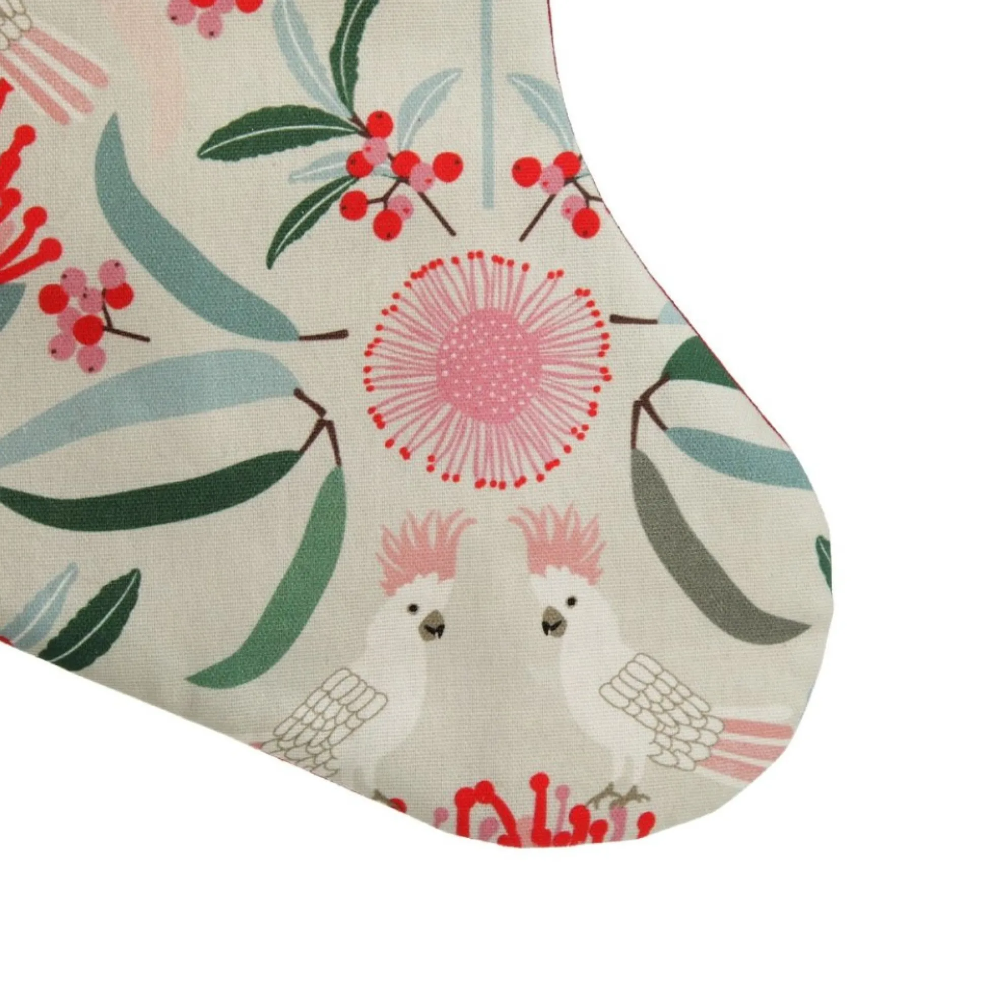 Jocelyn Proust Cockatoo Christmas Stocking Personalised Stockings|