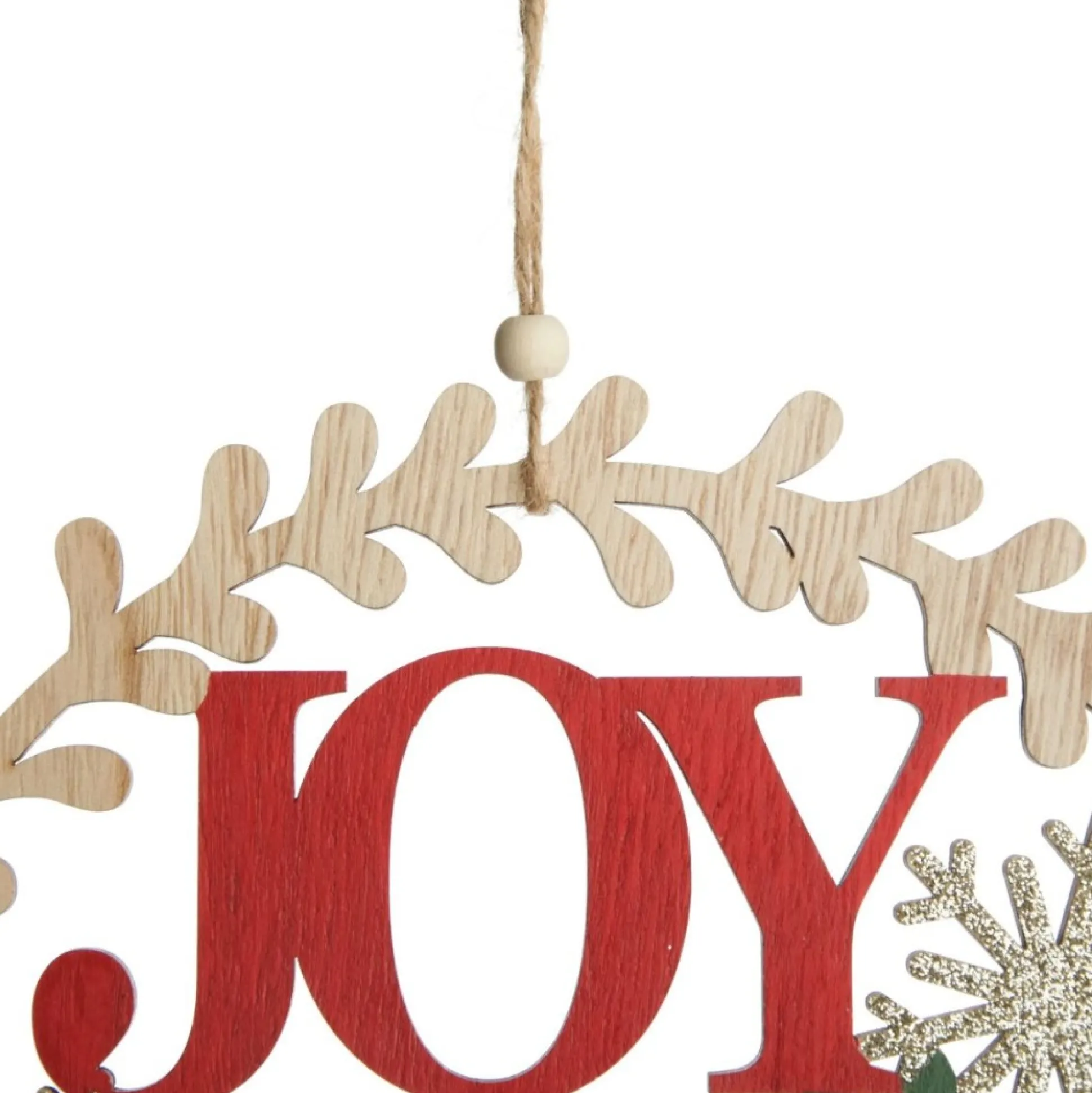 Joy to the World Wooden Circle Wreath Plaque Wall Hangings And Signs|