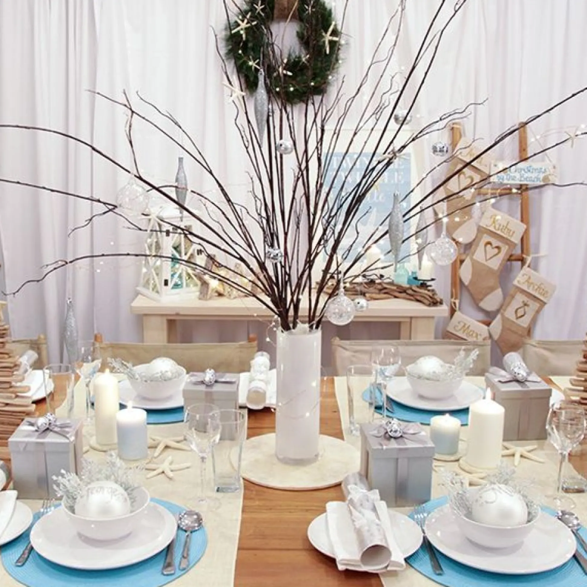 Jute Cream Roll - Table Runner Christmas Table Decor|