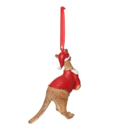 Kangaroo Australiana Christmas Tree Decoration - Red Jacket Australian Tree Decorations|