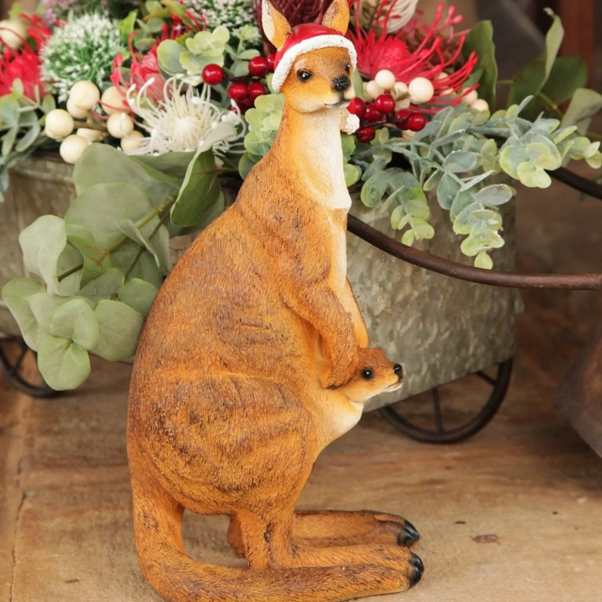 Kangaroo with Joey Australiana Christmas Ornament Australian Christmas Ornaments|