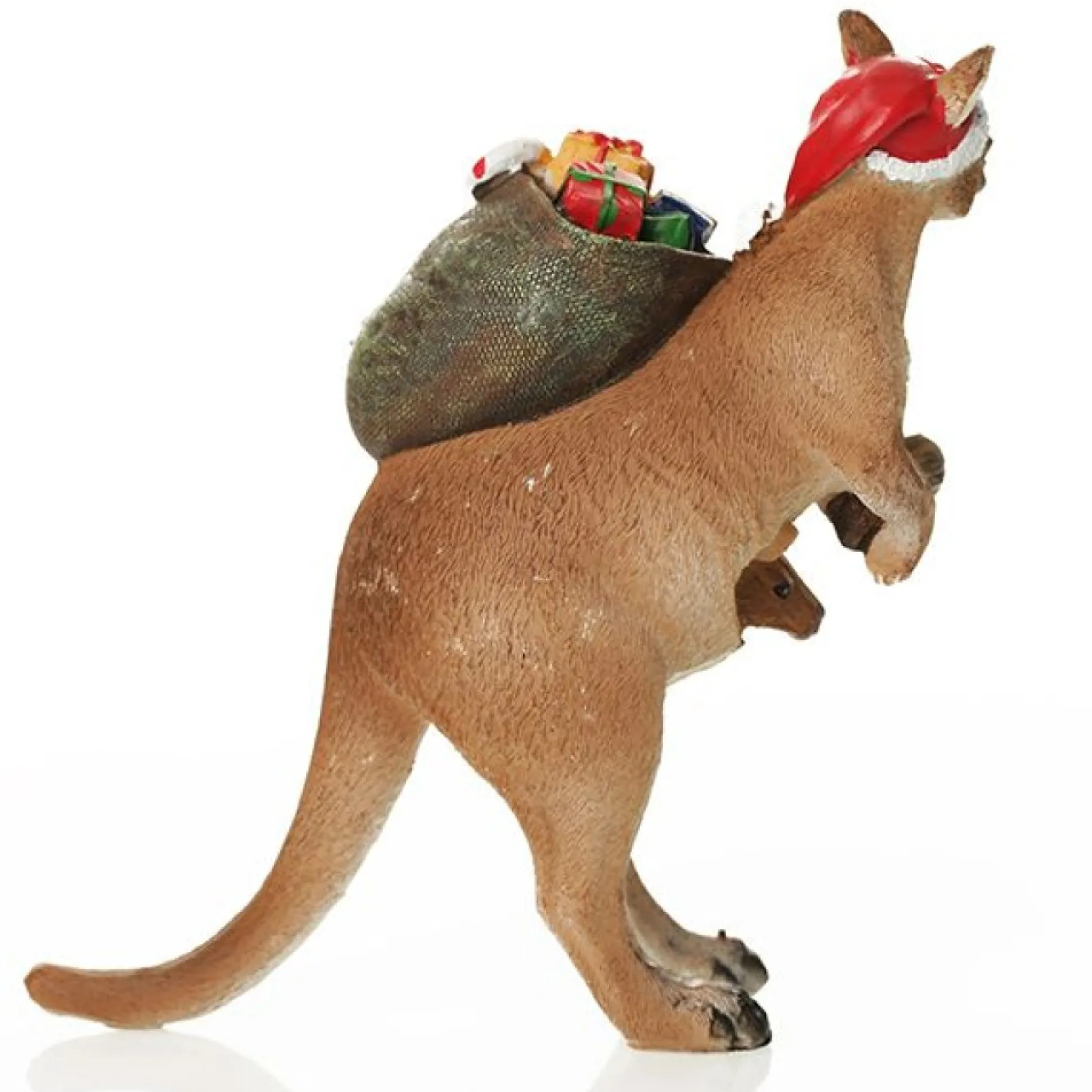 Kangaroo with Santa Sack Australiana Christmas Ornament Australian Christmas Ornaments|