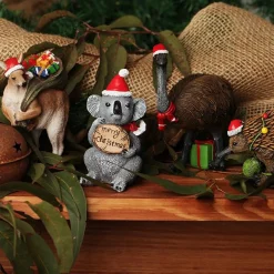 Kangaroo with Santa Sack Australiana Christmas Ornament Australian Christmas Ornaments|
