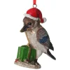 Kookaburra Australiana Christmas Tree Decoration - Green Present Australian Tree Decorations|