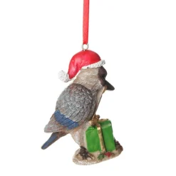 Kookaburra Australiana Christmas Tree Decoration - Green Present Australian Tree Decorations|
