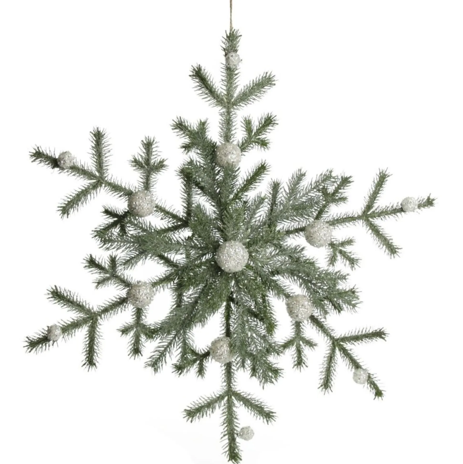 Large Christmas Pine Snowflake Snowflakes And Stars|