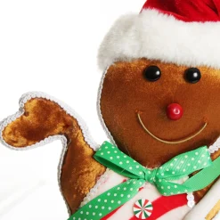 Large Gingerbread Girl with Lollipop Christmas Ornament Christmas Ornaments|