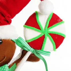 Large Gingerbread Girl with Lollipop Christmas Ornament Christmas Ornaments|