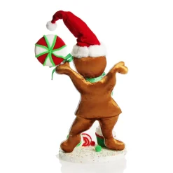Large Gingerbread Girl with Lollipop Christmas Ornament Christmas Ornaments|