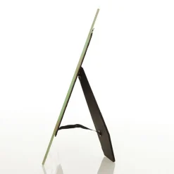 Large Glass Christmas Photo Frame - Red and Gold Snowflakes Photo Gifts|