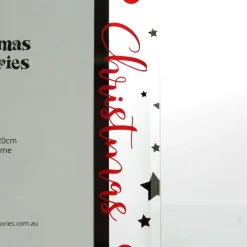 Large Glass Christmas Photo Frame - Stars and Baubles Photo Gifts|