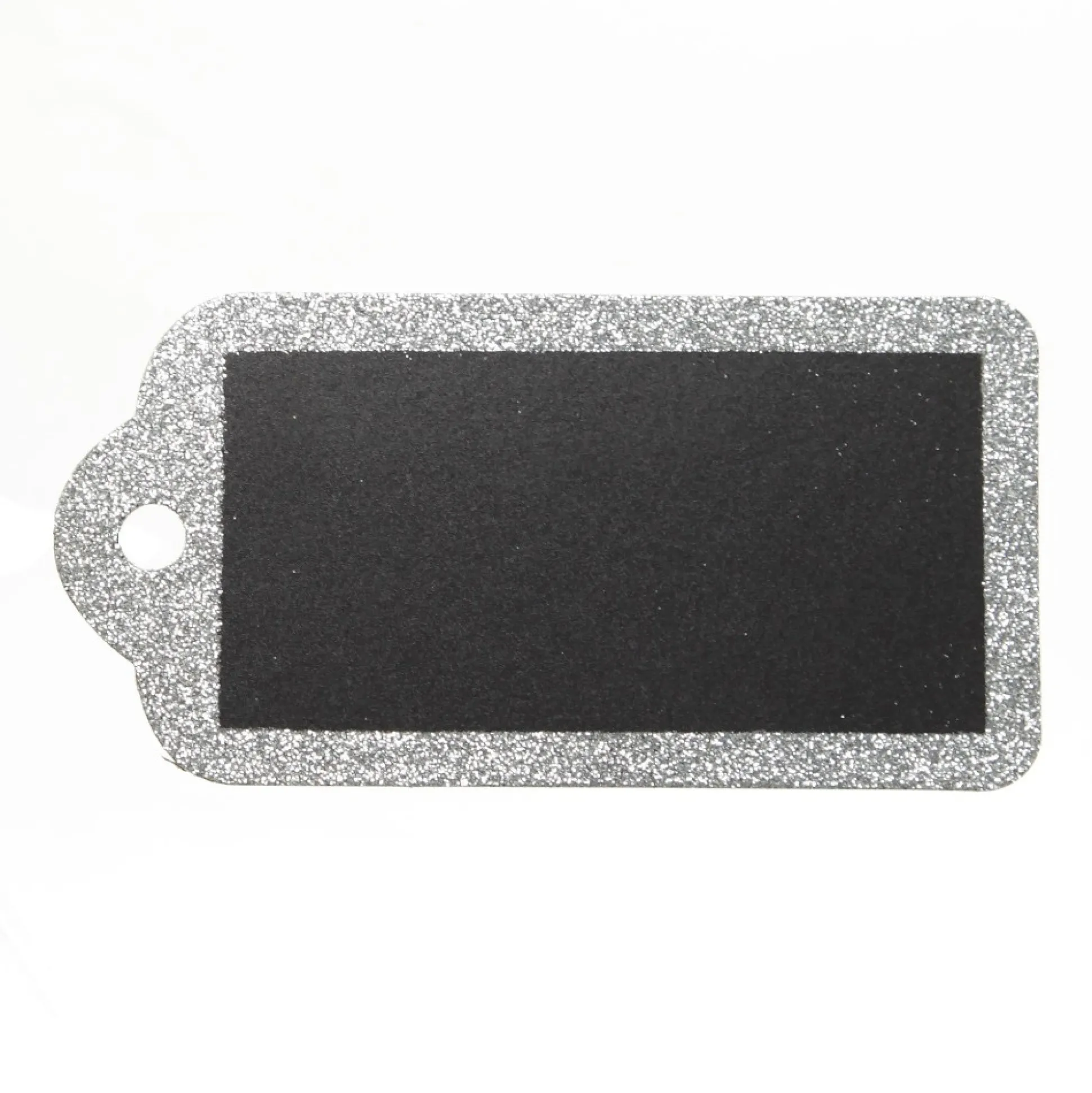 Large Glitter Arched Edge Name Tag Personalised Santa Sacks|