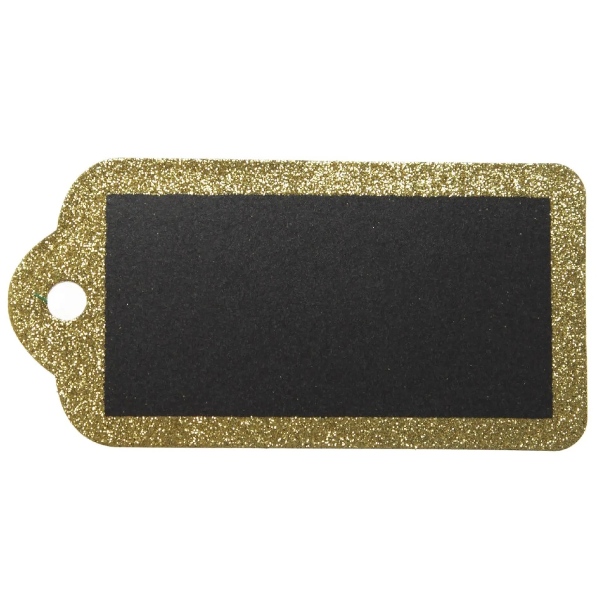 Large Glitter Arched Edge Name Tag Personalised Santa Sacks|