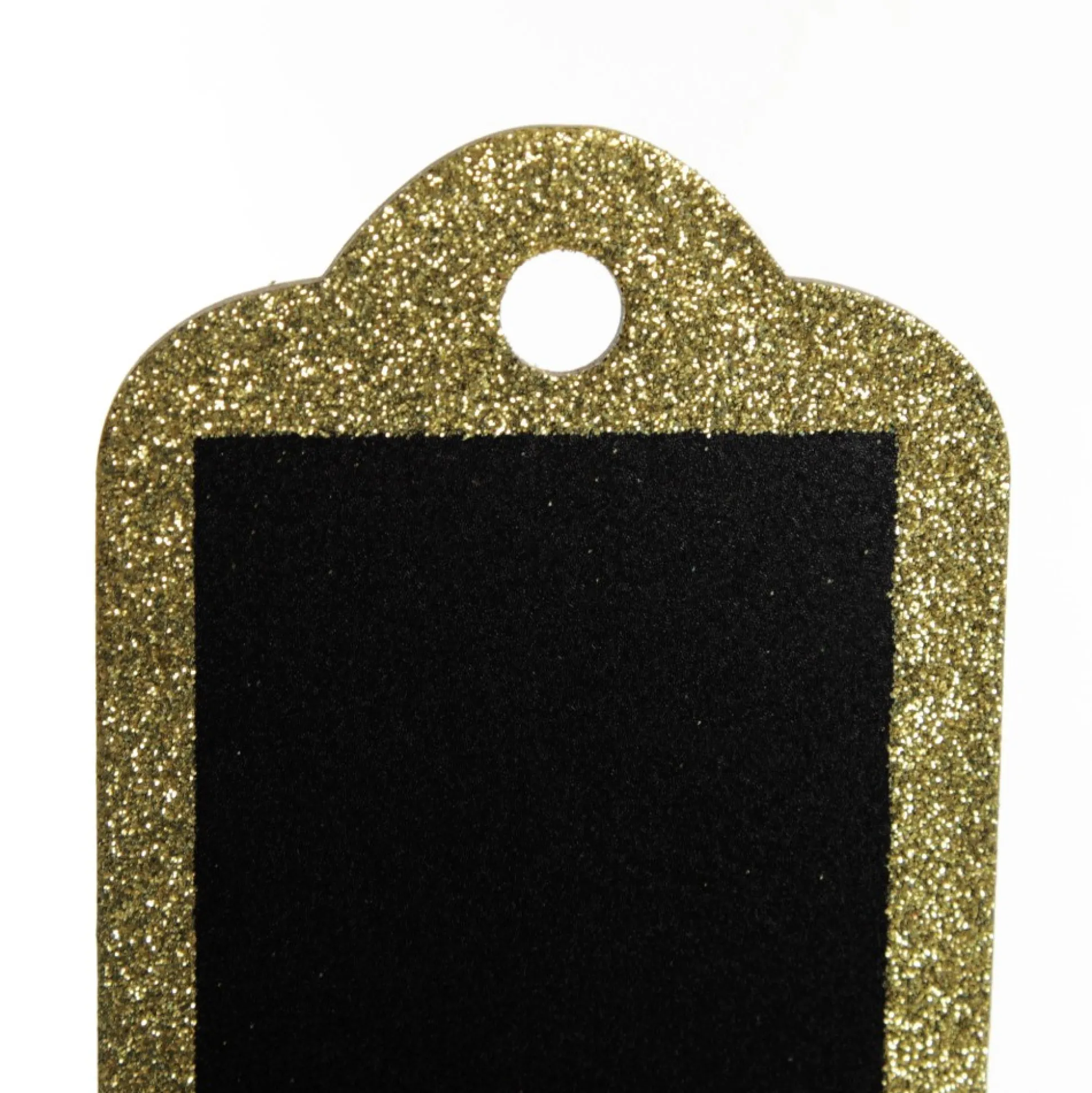 Large Glitter Arched Edge Name Tag Personalised Santa Sacks|