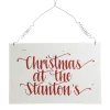 Large Personalised Country Christmas Wood Plaque Christmas Plaques|